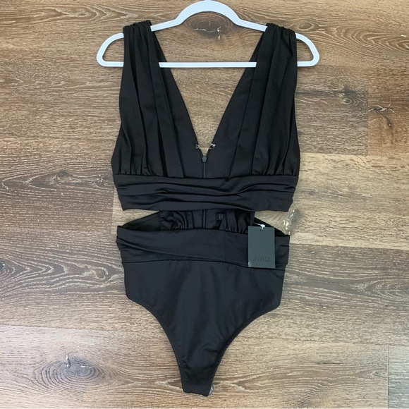 NBD womens black christenne bodysuit S - Picture 2 of 10